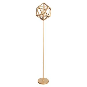 Lampa podłogowa Denmark metalowa złota 194505 Lampa podłogowa Denmark metalowa złota 194505