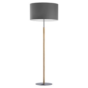 Lampa podłogowa Deva Graphite tkaninowa grafitowa 32167 Lampa podłogowa Deva Graphite tkaninowa grafitowa 32167