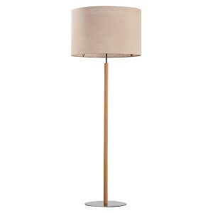 Lampa podłogowa Deva Nature tkaninowa beżowa 55783 Lampa podłogowa Deva Nature tkaninowa beżowa 55783