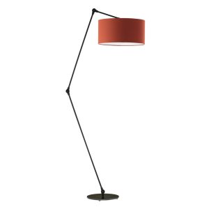 Lampa podłogowa do czytania BARI Czarny – Rdzawy 872546 Lampa podłogowa do czytania BARI Czarny – Rdzawy 872546