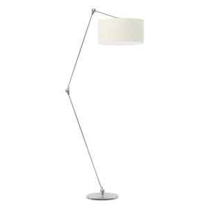 Lampa podłogowa do czytania BARI Srebrny – Ecru 872555 Lampa podłogowa do czytania BARI Srebrny – Ecru 872555