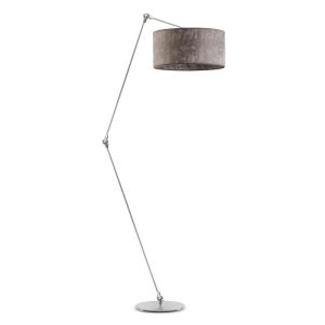 Lampa podłogowa do czytania BARI Srebrny – Szary Melanż 872562 Lampa podłogowa do czytania BARI Srebrny – Szary Melanż 872562