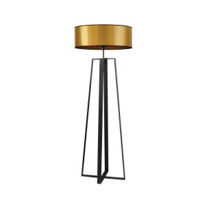 Lampa podłogowa do salonu MOSS MIRROR loftowa złota 952674