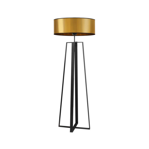 Lampa podłogowa do salonu MOSS MIRROR loftowa złota 952674