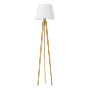 Lampa podłogowa drewniana CURACAO styl scandi Dąb/ Biały 922352 Lampa podłogowa drewniana CURACAO styl scandi Dąb/ Biały 922352