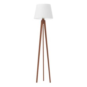Lampa podłogowa drewniana CURACAO styl scandi Mahoń/ Biały 922311 Lampa podłogowa drewniana CURACAO styl scandi Mahoń/ Biały 922311