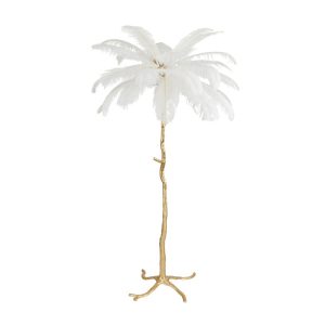 Lampa podłogowa EMU pióra białe 170 cm 752800 Lampa podłogowa EMU pióra białe 170 cm 752800
