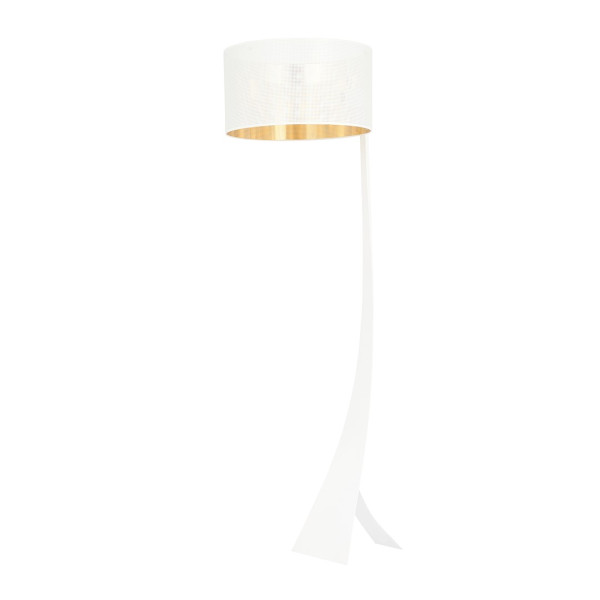 Lampa podłogowa estrella lp1 white/gold 736755