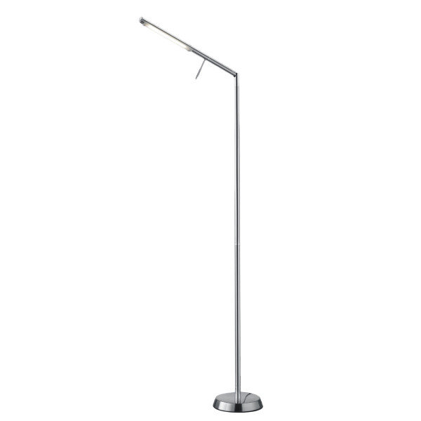 Lampa podłogowa FILIGRAN srebrno-biała LED 1x6W Ciepła biel 560lm Trio 891765