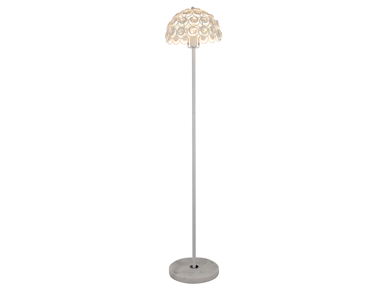 Lampa podłogowa Florence stalowa biała 190738