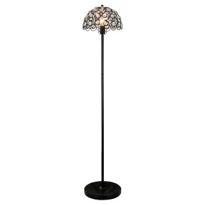Lampa podłogowa Florence stalowa czarna 190739 Lampa podłogowa Florence stalowa czarna 190739