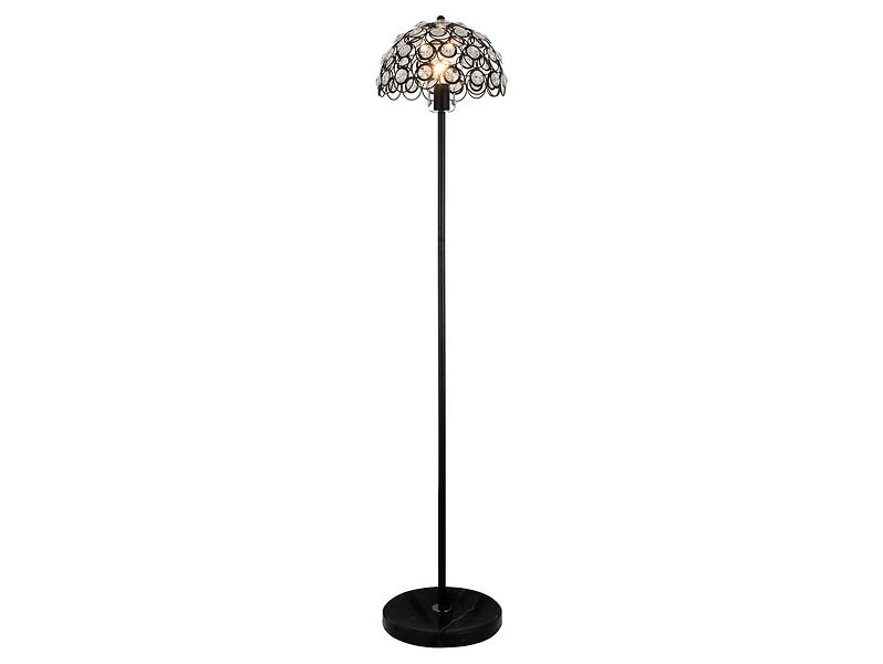 Lampa podłogowa Florence stalowa czarna 190739