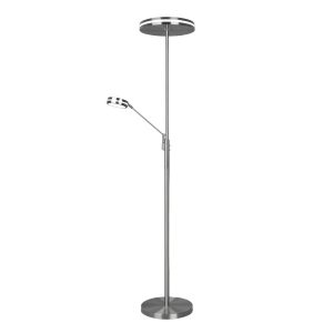 Lampa podłogowa FRANKLIN srebrna LED 1x35W Odcienie bieli 4100lm Trio 883389 Lampa podłogowa FRANKLIN srebrna LED 1x35W Odcienie bieli 4100lm Trio 883389