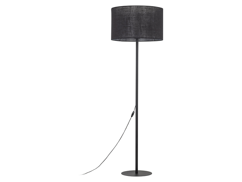 Lampa podłogowa Glorii metalowa czarna 266894