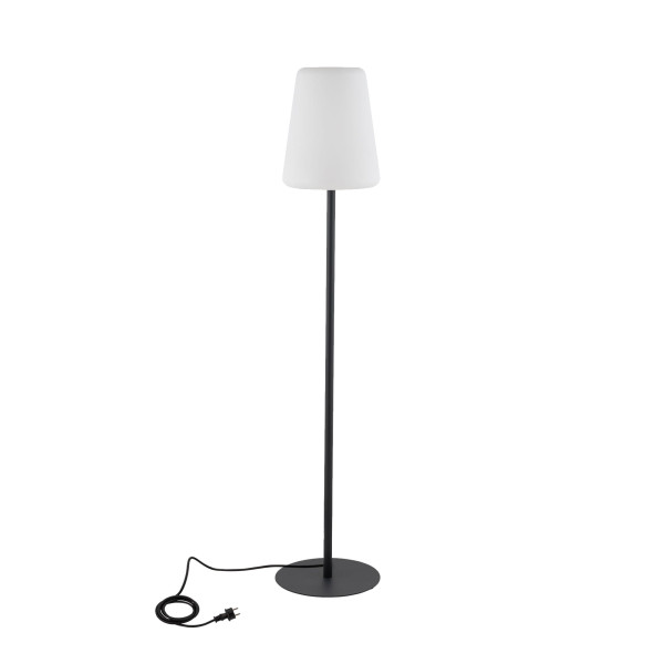 Lampa podłogowa grafitowo-biała PATIO 1xE27x40W wym:147x31x31cm Nowodvorski 891739