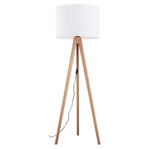 Lampa podłogowa Grand tkaninowa biała 266518 Lampa podłogowa Grand tkaninowa biała 266518