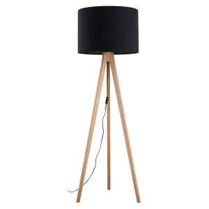 Lampa podłogowa Grand tkaninowa czarna 266849 Lampa podłogowa Grand tkaninowa czarna 266849