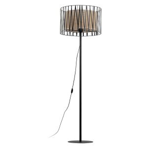 Lampa podłogowa Harmony Nature tkaninowa czarna 266200 Lampa podłogowa Harmony Nature tkaninowa czarna 266200