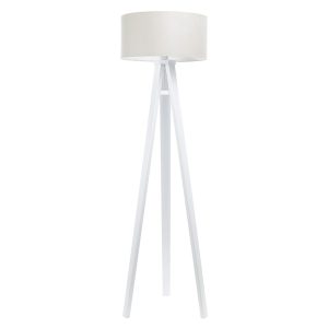 Lampa podłogowa Jasmine bebe 40 cm tkaninowa beżowo-biała 89057 Lampa podłogowa Jasmine bebe 40 cm tkaninowa beżowo-biała 89057