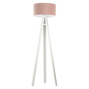 Lampa podłogowa Jasmine bebe 40 cm tkaninowa różowa 89051