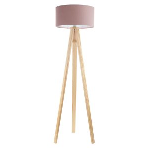 Lampa podłogowa Jasmine bebe 40 cm tkaninowa różowo-beżowa 89066 Lampa podłogowa Jasmine bebe 40 cm tkaninowa różowo-beżowa 89066