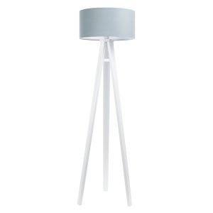 Lampa podłogowa Jasmine bebe 60 cm tkaninowa niebiesko-biała 89065 Lampa podłogowa Jasmine bebe 60 cm tkaninowa niebiesko-biała 89065