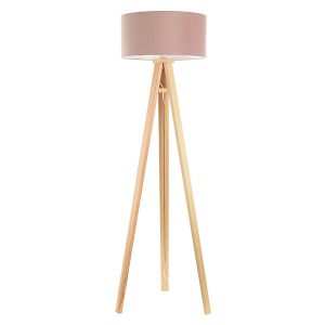 Lampa podłogowa Jasmine bebe 60 cm tkaninowa różowa 89078 Lampa podłogowa Jasmine bebe 60 cm tkaninowa różowa 89078