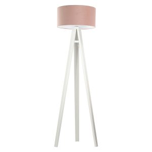 Lampa podłogowa Jasmine bebe 60 cm tkaninowa różowa 89053 Lampa podłogowa Jasmine bebe 60 cm tkaninowa różowa 89053