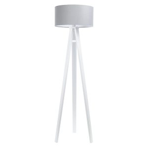 Lampa podłogowa Jasmine bebe 60 cm tkaninowa szara 89077 Lampa podłogowa Jasmine bebe 60 cm tkaninowa szara 89077