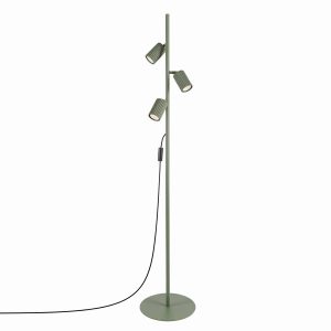 Lampa podłogowa KARBON 3-punktowa aluminiowa oliwkowa 1069112 Lampa podłogowa KARBON 3-punktowa aluminiowa oliwkowa 1069112