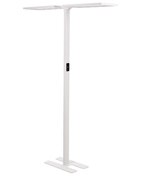 Lampa podłogowa LED ze ściemniaczem biała 142010