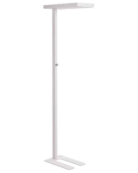 Lampa podłogowa LED ze ściemniaczem biała 141999