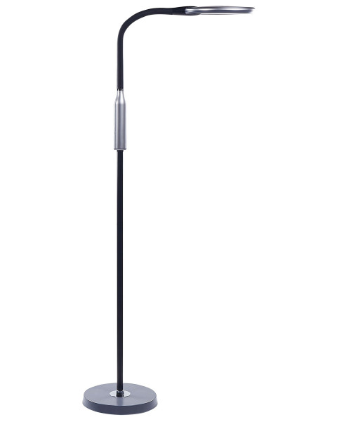 Lampa podłogowa LED ze ściemniaczem czarna 279490