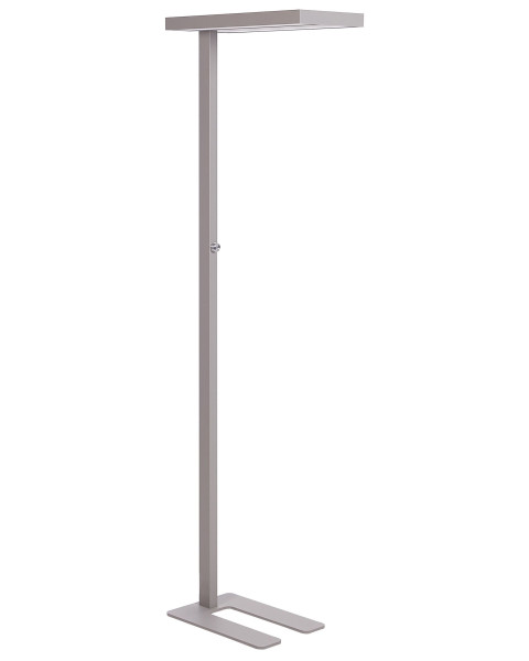 Lampa podłogowa LED ze ściemniaczem srebrna 142007