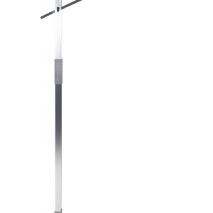 Lampa podłogowa LED ze ściemniaczem srebrna 536863 Lampa podłogowa LED ze ściemniaczem srebrna 536863