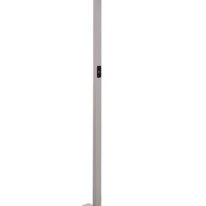 Lampa podłogowa LED ze ściemniaczem srebrna 141991 Lampa podłogowa LED ze ściemniaczem srebrna 141991