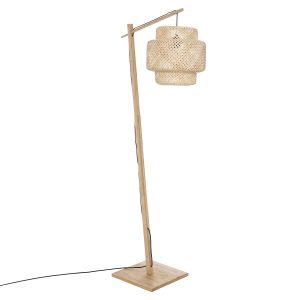 LAMPA PODŁOGOWA Lily Z BAMBUSA w stylu boho 173 cm 438559 LAMPA PODŁOGOWA Lily Z BAMBUSA w stylu boho 173 cm 438559