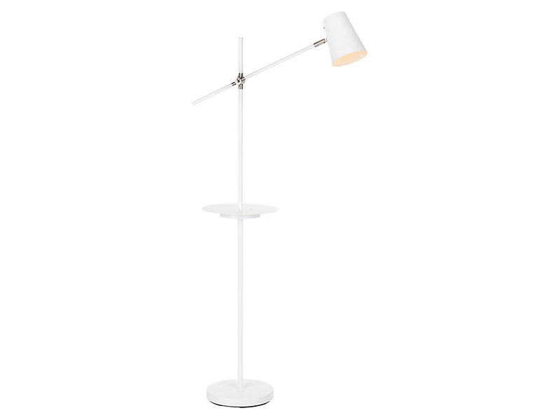 Lampa podłogowa Linear metalowa biała 27125