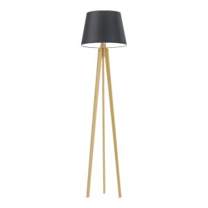 Lampa podłogowa loft CURACAO Dąb/ Czarny 922354 Lampa podłogowa loft CURACAO Dąb/ Czarny 922354