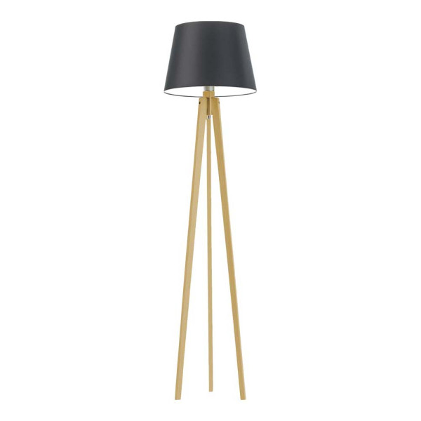 Lampa podłogowa loft CURACAO Dąb/ Czarny 922354