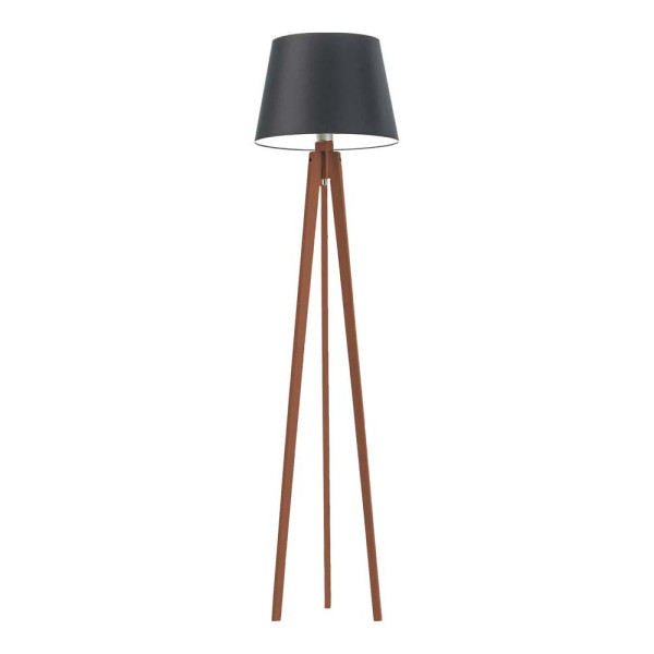 Lampa podłogowa loft CURACAO Mahoń/ Czarny 922398