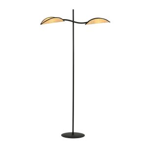 Lampa Podłogowa Lotus Lp2 Black/Rattan 766652 Lampa Podłogowa Lotus Lp2 Black/Rattan 766652