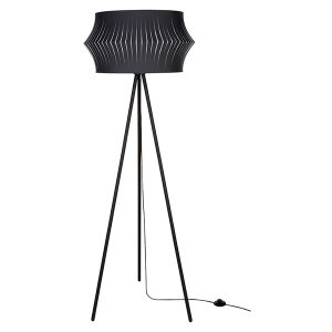 Lampa podłogowa Lotus tkaninowa czarna 56109 Lampa podłogowa Lotus tkaninowa czarna 56109