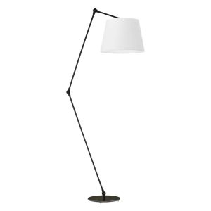 Lampa podłogowa MANILA regulowana Czarny/ Biały 1016367 Lampa podłogowa MANILA regulowana Czarny/ Biały 1016367
