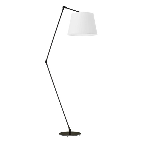 Lampa podłogowa MANILA regulowana Czarny/ Biały 1016367