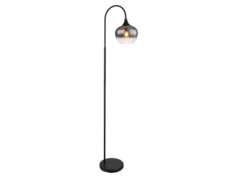 Lampa podłogowa Maxy metalowa czarna 134599