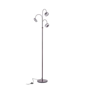 Lampa podłogowa Metis brązowa LED 1×14,4W Ciepła biel 1100lm Italux 891601 Lampa podłogowa Metis brązowa LED 1×14,4W Ciepła biel 1100lm Italux 891601