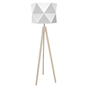 Lampa podłogowa Metropolitan LED tkaninowa biało-beżowa 10437 Lampa podłogowa Metropolitan LED tkaninowa biało-beżowa 10437
