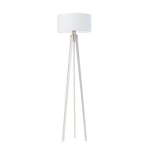 Lampa podłogowa MIAMI drewniana tripod Biały/ Biały 1003648 Lampa podłogowa MIAMI drewniana tripod Biały/ Biały 1003648