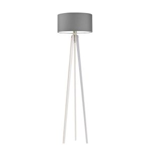 Lampa podłogowa MIAMI tripod design Biały/ Szary Stalowy 1004113 Lampa podłogowa MIAMI tripod design Biały/ Szary Stalowy 1004113